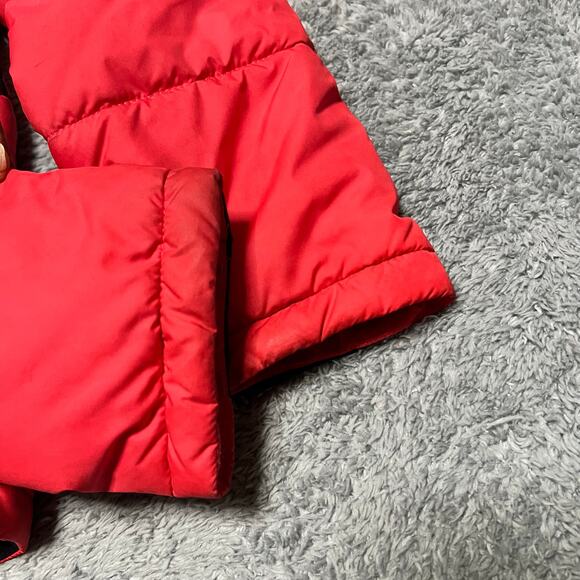North Face Jacket Youth Girls Small 7/8 Red Balanced Rock Insulated Outdoor - Picture 4 of 11